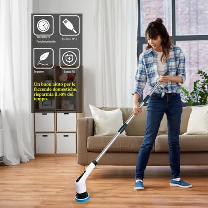 Easy casa Spazzola Elettrica Ricaricabile 7 in 1